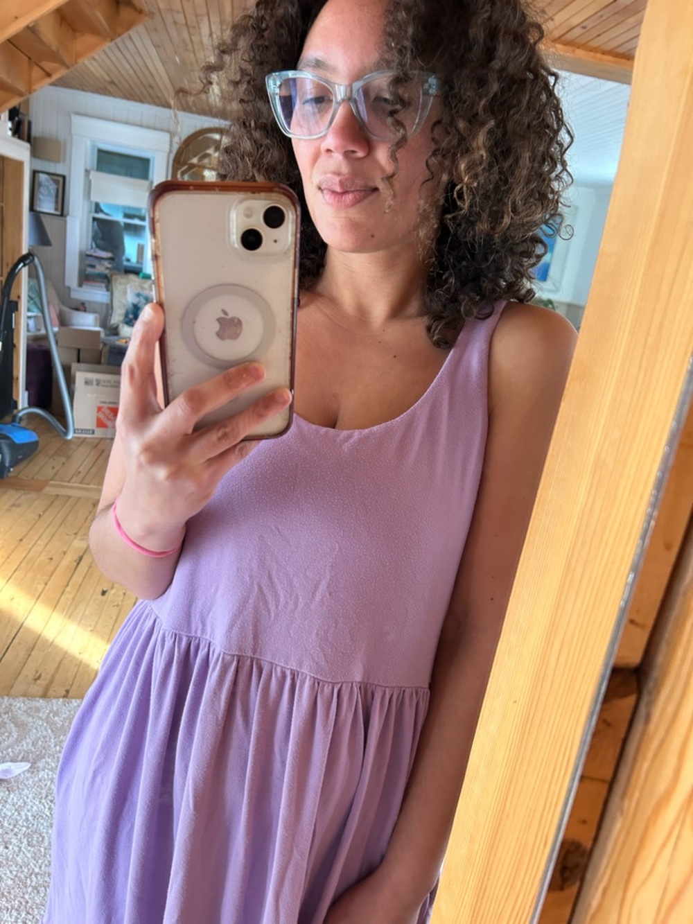 Smash + Tess Lilac Sleeveless Tiered Maxi Dress - Picture 11 of 11